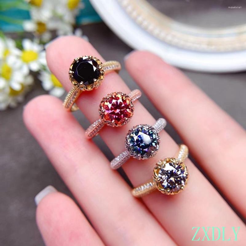 Cluster Rings 2022 Est Style Shiny Moissanite Ring 925 Sterling Silver 1ct White Green Pink Black Color Women Wedding Party Love Gift
Cluster Rings 2022 Est Style Shiny Moissanite Ring 925 Sterling Silver 1ct White Green Pink Black Color Women Wedding Party Love Gift