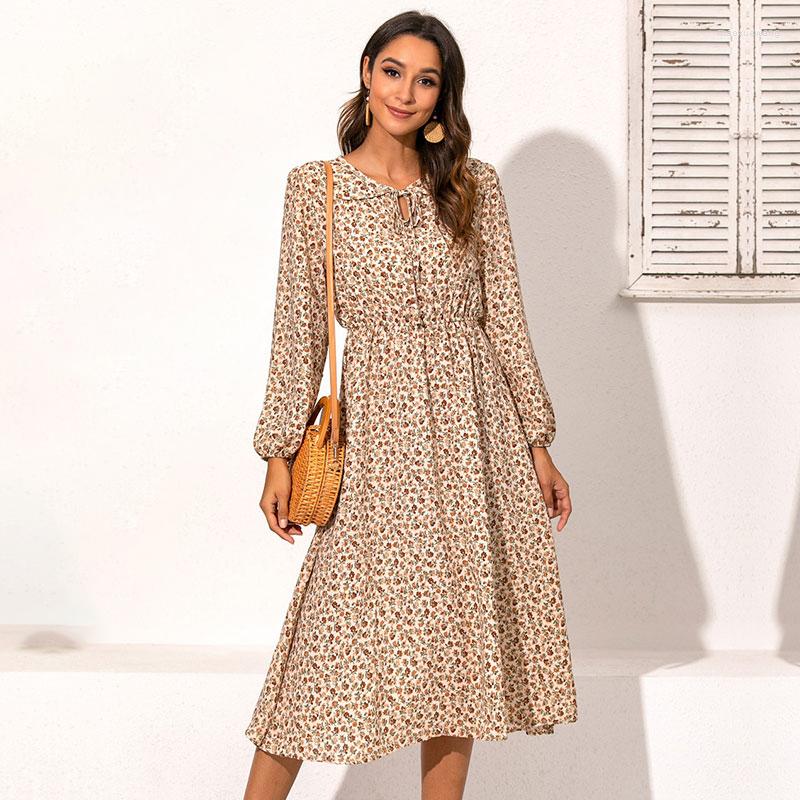 Casual Dresses Women Fashion High Waist Full Sleeve Spring Slim Chiffon Long Dress Autumn Elegant Ladies Vintage Collar Floral Print, Black
Casual Dresses Women Fashion High Waist Full Sleeve Spring Slim Chiffon Long Dress Autumn Elegant Ladies Vintage Collar Floral Print, Black