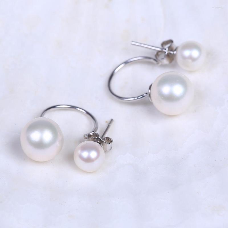 Stud Earrings Daking Wholesale High Quality 925 Silver Women Freshwater Double Pearl For Ladies Wedding
Stud Earrings Daking Wholesale High Quality 925 Silver Women Freshwater Double Pearl For Ladies Wedding