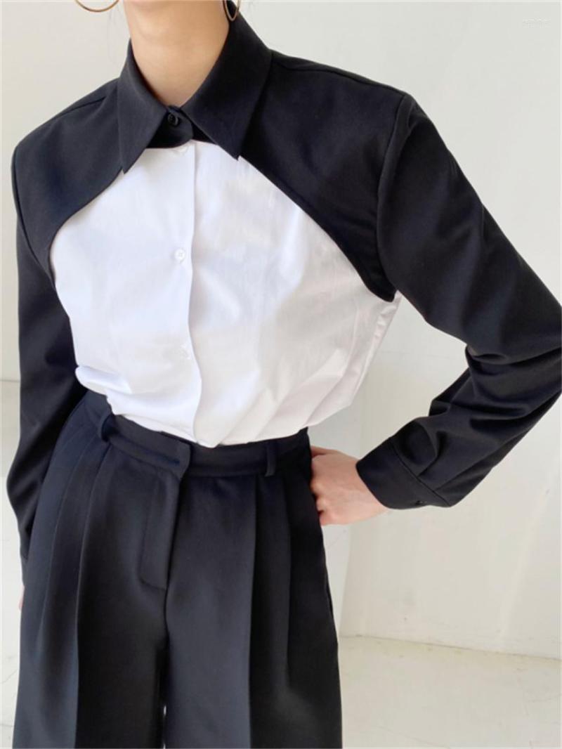 Women's Blouses HziriP Black Patchwork Full Sleeve Shirts Women Stylish Arrival Work Wear Lapel Lady OL Autumn 2022 Office, Beige
Women's Blouses HziriP Black Patchwork Full Sleeve Shirts Women Stylish Arrival Work Wear Lapel Lady OL Autumn 2022 Office, Beige