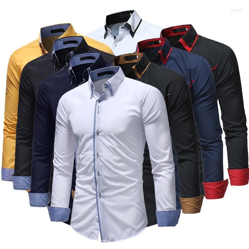 Men's Casual Shirts Shirt Slim Down Street Fit Designer Party Luxury Sleeve Trends Business Long Button Male Luxu, 01
Men's Casual Shirts Shirt Slim Down Street Fit Designer Party Luxury Sleeve Trends Business Long Button Male Luxu, 01
