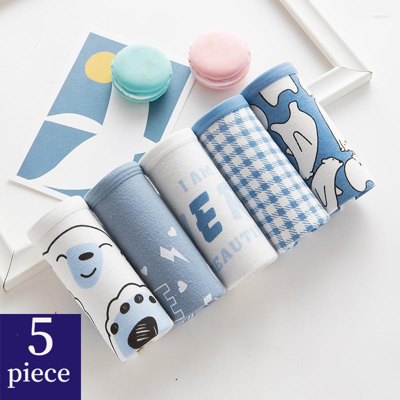 Women's Panties BZEL Cute Cartoon Women's Breathable Cotton Underwear Girls Kawaii Briefs Skin-Friendly Lingerie Underpants Set, Set 5
Women's Panties BZEL Cute Cartoon Women's Breathable Cotton Underwear Girls Kawaii Briefs Skin-Friendly Lingerie Underpants Set, Set 5