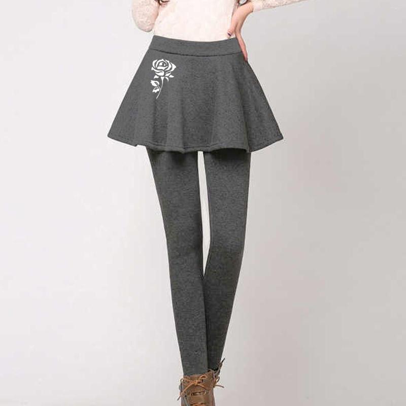 Women's Leggings 6xl Womens Tops H Culottes Christmas Casual Underwear Boots Thermal Fake Women's Briefs Panties, Black