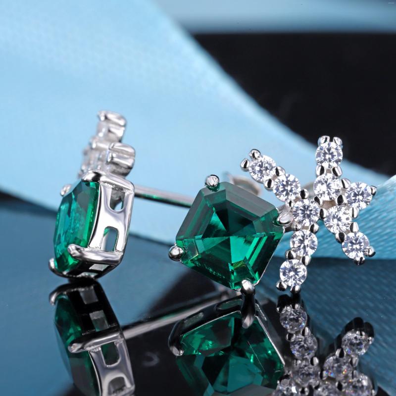 Stud Earrings 925 Sterling Silver 6x6mm Asscher Cut Lab Emerald Gemstone For Women Wedding Engagement
Stud Earrings 925 Sterling Silver 6x6mm Asscher Cut Lab Emerald Gemstone For Women Wedding Engagement