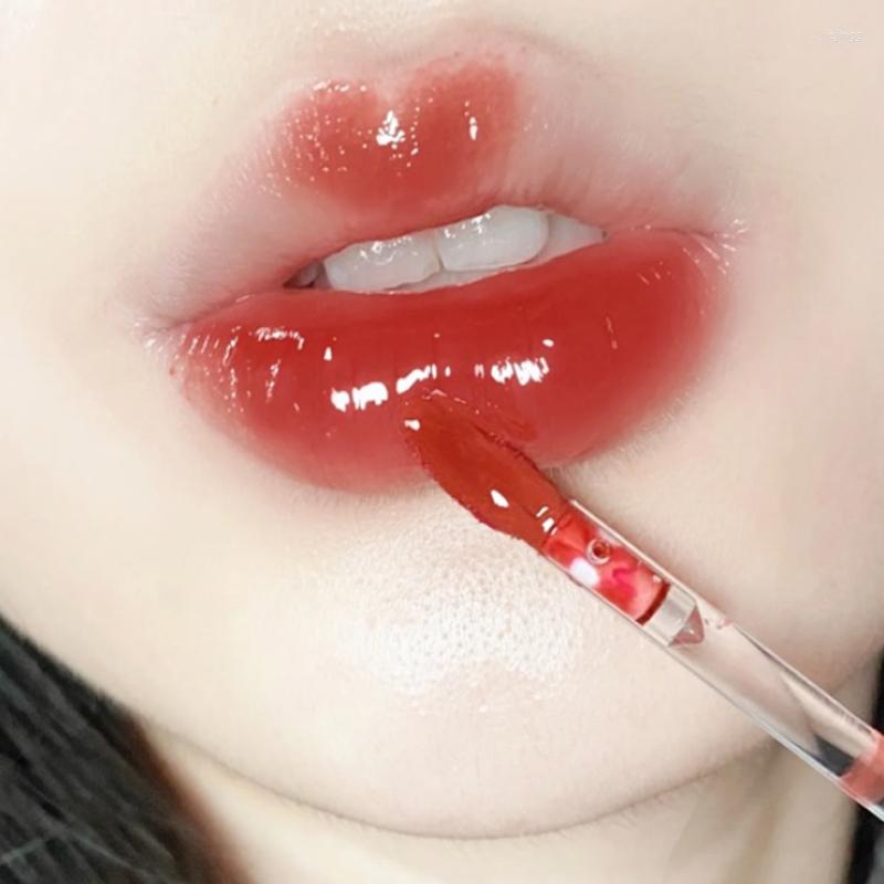 Lip Gloss Mirror Water Glossy Shimmer Glass Oil Liquid Lipstick Waterproof Long Lasting Moisturizing Jelly Glaze Makeup, 02