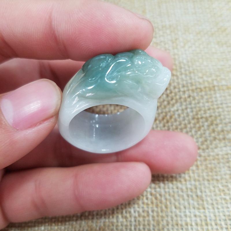 Cluster Rings Selling Natural Jade Pixiu Finger Ring Charm Jewellery Women's Hand-Carved For Women Men Fashion Accessories
Cluster Rings Selling Natural Jade Pixiu Finger Ring Charm Jewellery Women's Hand-Carved For Women Men Fashion Accessories
