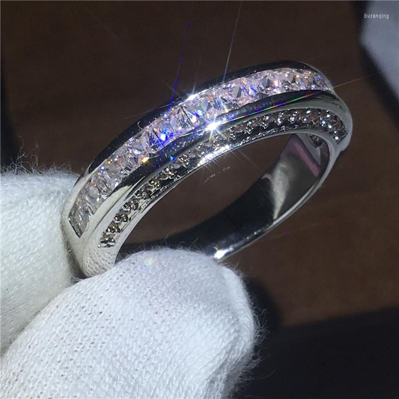 Wedding Rings Silver Color 925 Jewelry 1.5 Carats Zircon Ring For Women Luxury Natural Freshwater Sonte Peridot Anillos De Box
Wedding Rings Silver Color 925 Jewelry 1.5 Carats Zircon Ring For Women Luxury Natural Freshwater Sonte Peridot Anillos De Box