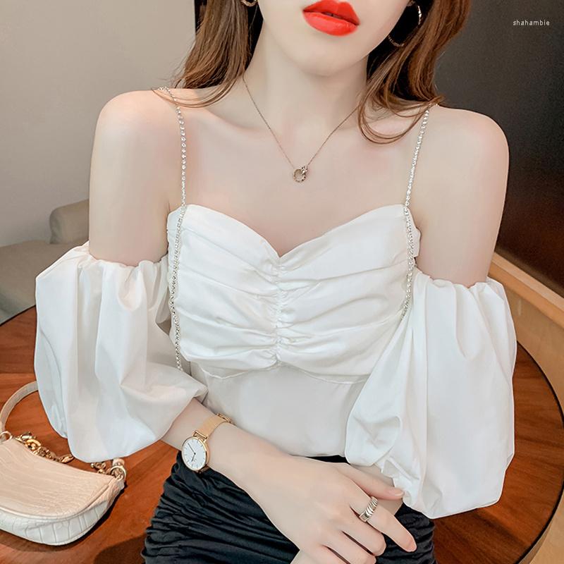 Women's Blouses #7242 Summer Black White Short Blouse Women Cold Shoulder Sexy Club Irregular Chiffon And Tops Folds Slash Neck
Women's Blouses #7242 Summer Black White Short Blouse Women Cold Shoulder Sexy Club Irregular Chiffon And Tops Folds Slash Neck