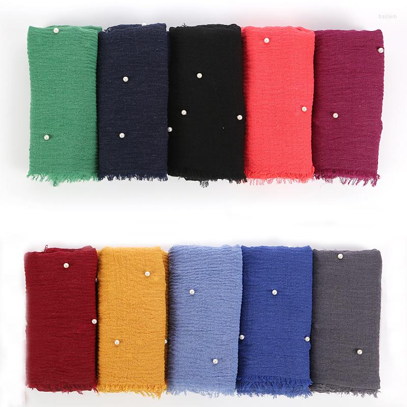 Ethnic Clothing Soft Crinkle Hijab Scarf Beaded Cotton Muslim Woman Head Scarves Shawls Islamic Wrap Headwear Arab Headscarf
Ethnic Clothing Soft Crinkle Hijab Scarf Beaded Cotton Muslim Woman Head Scarves Shawls Islamic Wrap Headwear Arab Headscarf