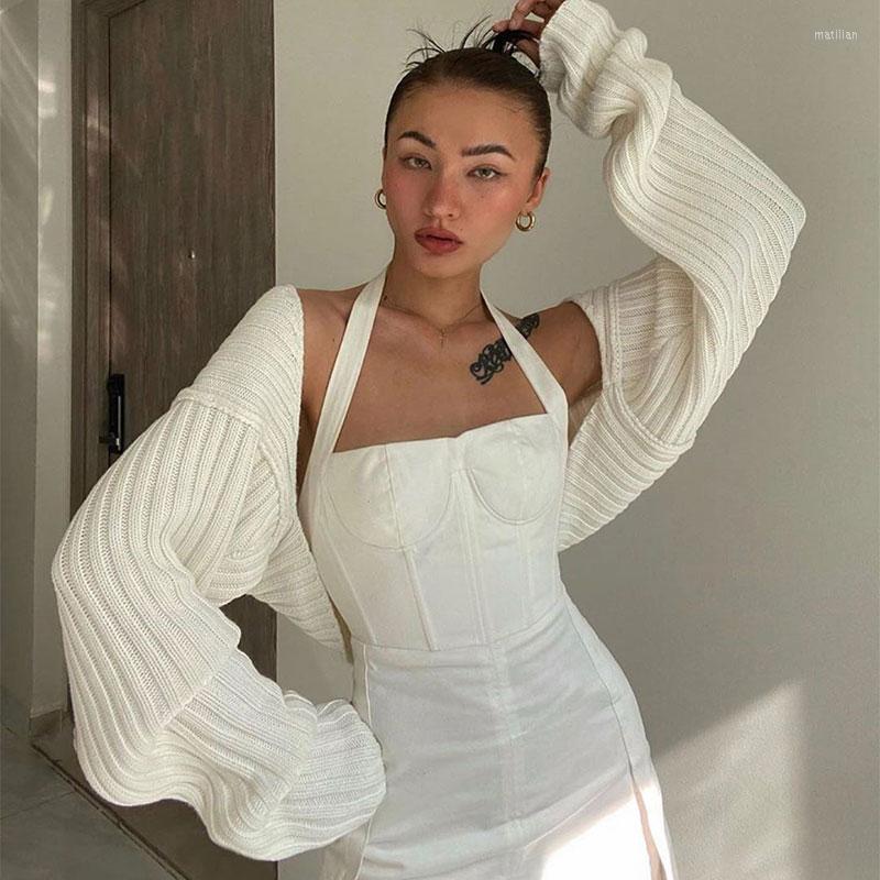 Women's Knits Y2k Clothes Women's Cardigans Long Sleeve Crop Top Autumn Fashion Casual Sexy Sweater White Beautiful Halter Vintage, Baise
Women's Knits Y2k Clothes Women's Cardigans Long Sleeve Crop Top Autumn Fashion Casual Sexy Sweater White Beautiful Halter Vintage, Baise