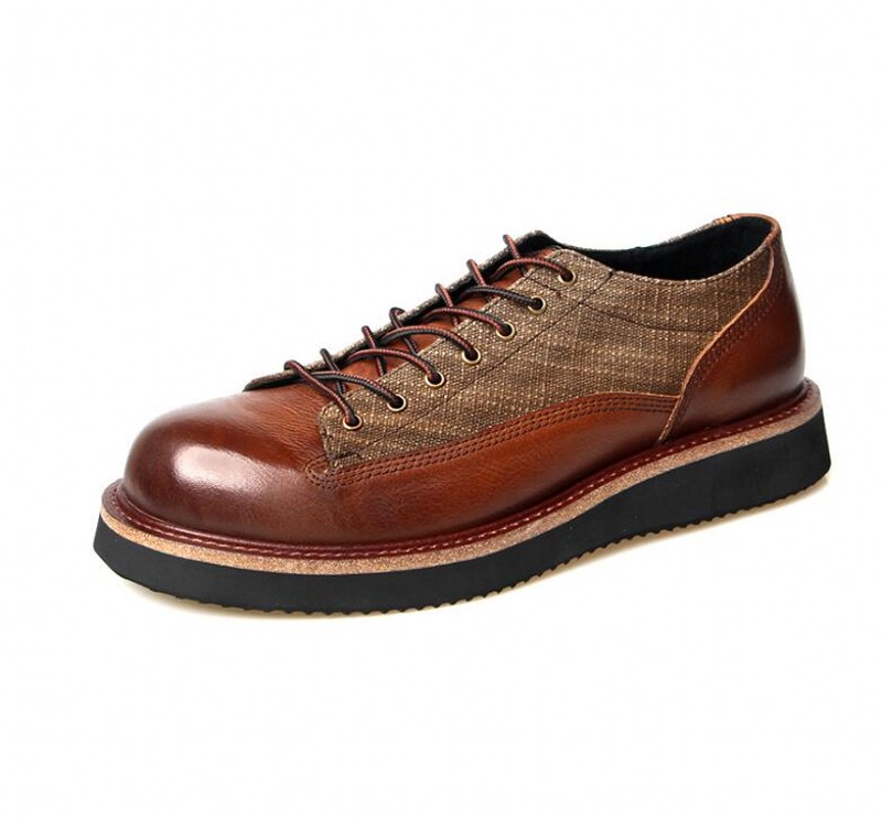 Full Grain Leather Cargo Shoes Gentlemen Fashion High top Mens Platform Thick heel Male Oxfords
Full Grain Leather Cargo Shoes Gentlemen Fashion High top Mens Platform Thick heel Male Oxfords