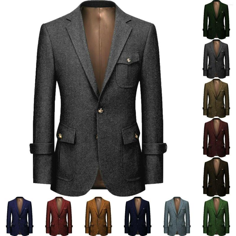 Men's Suits Herringbone Men's Blazer Multi Pocket Jacket Coat Tweed Suit Dress Vintage Fleece Men Clothing, Black
Men's Suits Herringbone Men's Blazer Multi Pocket Jacket Coat Tweed Suit Dress Vintage Fleece Men Clothing, Black