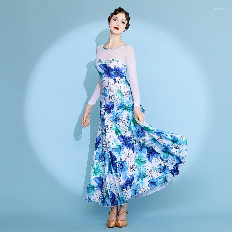 Stage Wear 2022 Est Women Ballroom Dance Dress Waltz Adult Modern Ball Costumes Tango Rumba Clothing S9081, Blue
Stage Wear 2022 Est Women Ballroom Dance Dress Waltz Adult Modern Ball Costumes Tango Rumba Clothing S9081, Blue