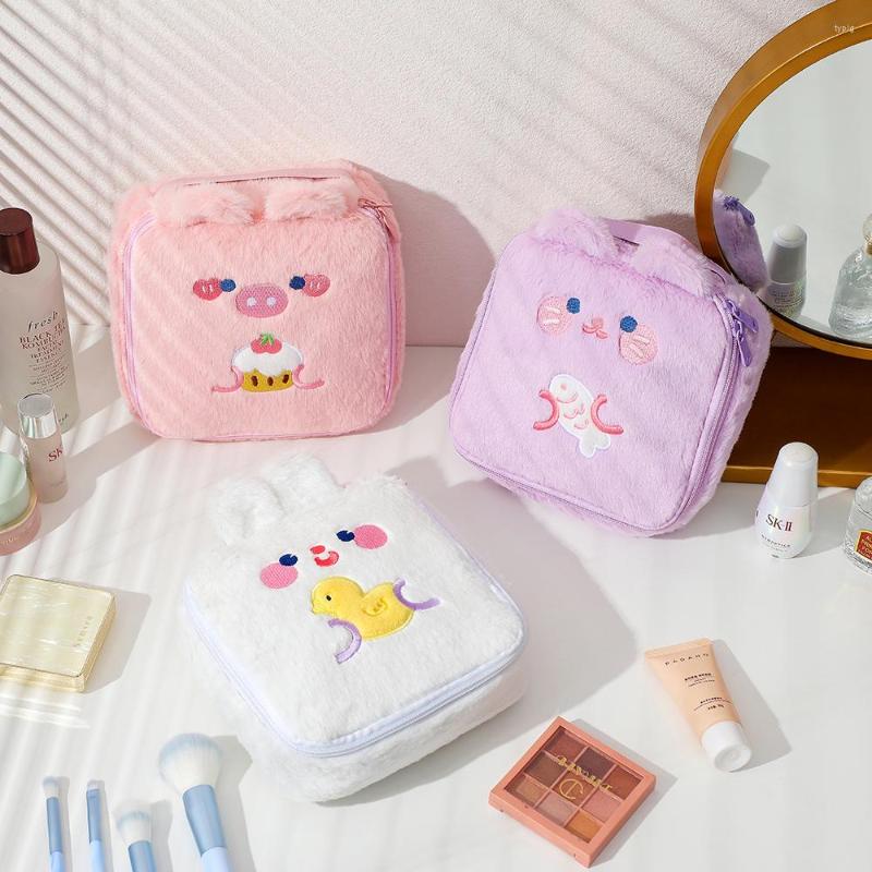Cosmetic Bags Winter Kawaii Plush Square Case Large Capacity Portable Makeup Organizer For Girls Student Stationery Storage Bag Pouch, Pink
Cosmetic Bags Winter Kawaii Plush Square Case Large Capacity Portable Makeup Organizer For Girls Student Stationery Storage Bag Pouch, Pink