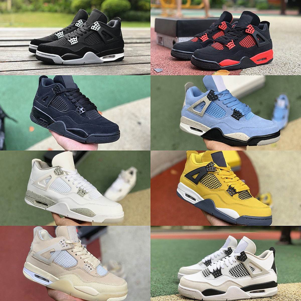 Designer Military Black 4 4s Casual Basketball Shoes Jumpman University Blue Canvas Mens Women Noir Cement Cat Cream Sail White Oreo Red Thunder Trainer Sneakers S1, Military blue
Designer Military Black 4 4s Casual Basketball Shoes Jumpman University Blue Canvas Mens Women Noir Cement Cat Cream Sail White Oreo Red Thunder Trainer Sneakers S1, Military blue