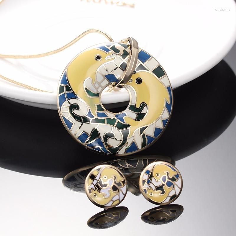 Necklace Earrings Set R&X Engagement Necklace/Earrings Trendy Gift Sieraden Sets S22101 Stainless Steel Enamel Jewelry Women Anniversary, Picture shown
Necklace Earrings Set R&X Engagement Necklace/Earrings Trendy Gift Sieraden Sets S22101 Stainless Steel Enamel Jewelry Women Anniversary, Picture shown