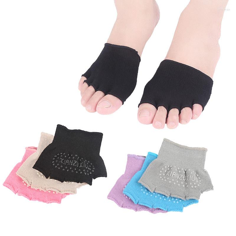 Women Socks 1 Pair Silicone Anti-slip Lining Open Toe Heelless Liner Cotton With Invisible Forefoot Cushion Foot Pad, Purple
Women Socks 1 Pair Silicone Anti-slip Lining Open Toe Heelless Liner Cotton With Invisible Forefoot Cushion Foot Pad, Purple
