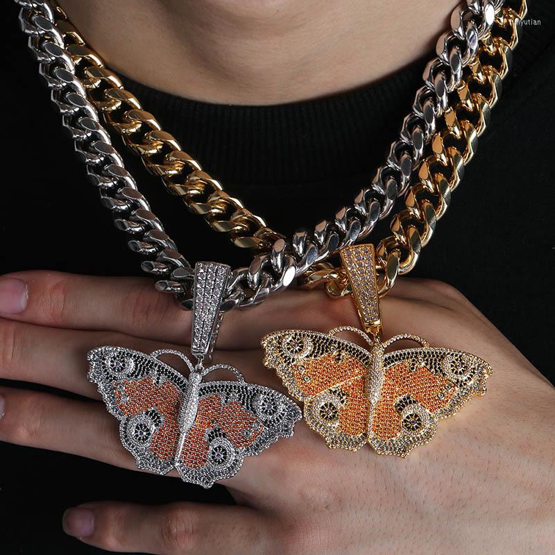 Pendant Necklaces Big Butterfly Necklace Full Of Zircon Hip Hop Jewelry 12mm Cuban Link Chain Rhinestone For Men
Pendant Necklaces Big Butterfly Necklace Full Of Zircon Hip Hop Jewelry 12mm Cuban Link Chain Rhinestone For Men