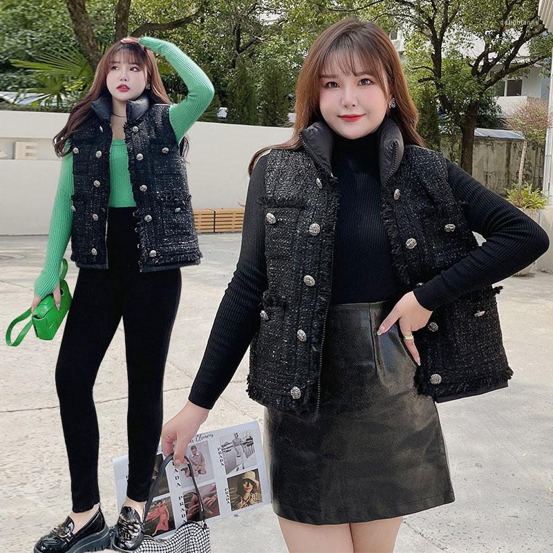 Women's Down 2022 Winter 90% White Duck Vest 4XL OL Small Sweet Chic Woolen Splice Temperament Waistcoat Jacket, Black
Women's Down 2022 Winter 90% White Duck Vest 4XL OL Small Sweet Chic Woolen Splice Temperament Waistcoat Jacket, Black