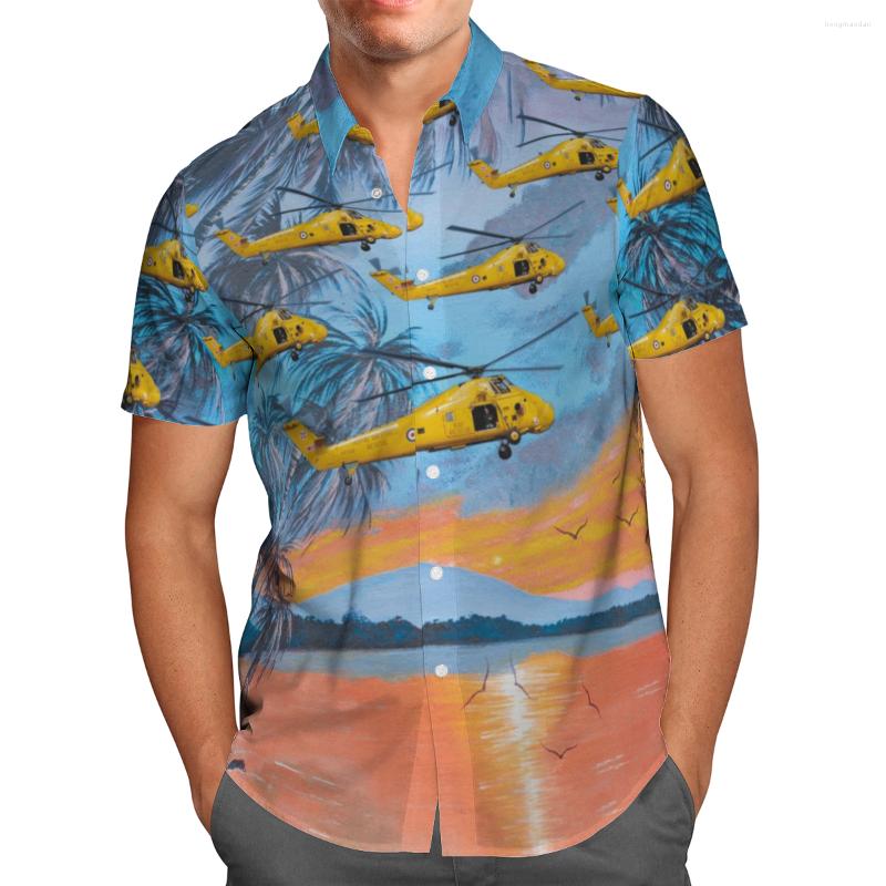Men's Casual Shirts Yellow Helicopter 3D Print Summer Fashion Shirt Hawaiian Beach Short Sleeved Men's Oversized 5XL Streetwear Hemden, 03
Men's Casual Shirts Yellow Helicopter 3D Print Summer Fashion Shirt Hawaiian Beach Short Sleeved Men's Oversized 5XL Streetwear Hemden, 03