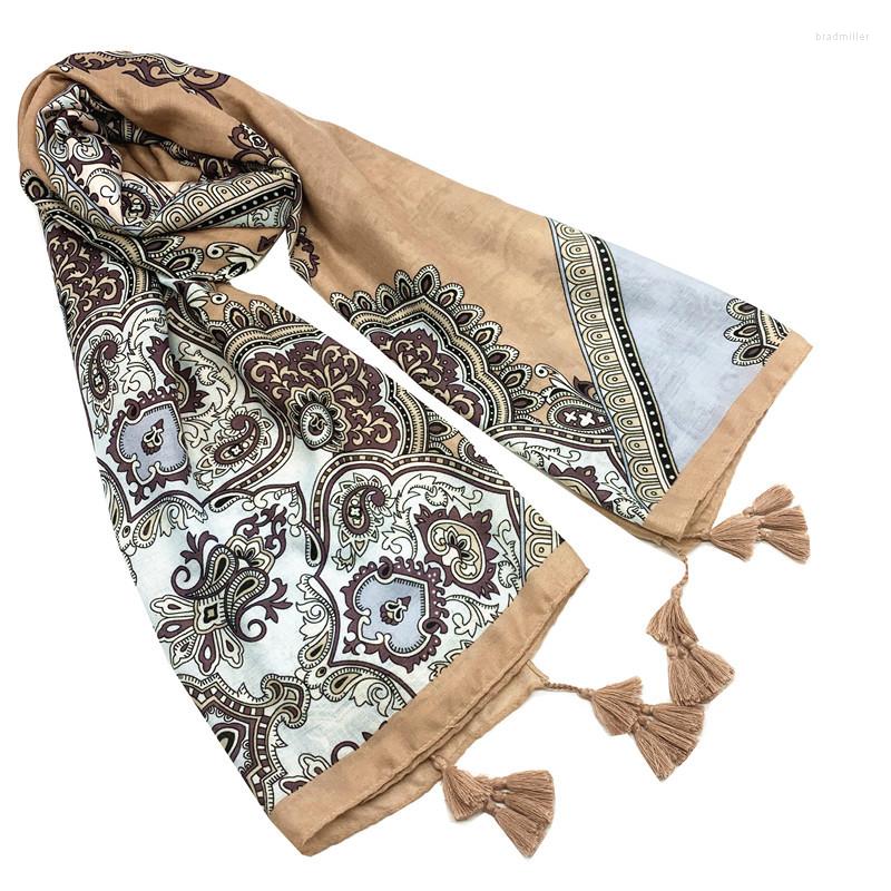 Scarves 2022 Cotton Vintage Flower Print Tassel Shawl Wrap Women Paisley Floral Scarf Muffler Hijab Beach Headband
Scarves 2022 Cotton Vintage Flower Print Tassel Shawl Wrap Women Paisley Floral Scarf Muffler Hijab Beach Headband