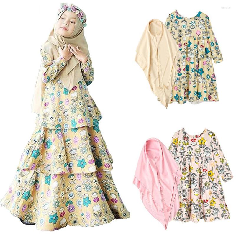 Ethnic Clothing Muslim Printed Girls Long Sleeve Dress Kids Prayer Hijab Abaya Islamic Robe Gown Arab Ramadan Middle East Fashion
Ethnic Clothing Muslim Printed Girls Long Sleeve Dress Kids Prayer Hijab Abaya Islamic Robe Gown Arab Ramadan Middle East Fashion