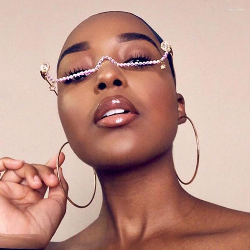 Sunglasses Frames 2022 Rhinestone Glasses Frame For Women EyeGlasses Alloy Luxury Diamond Decoration Fake No Lens
Sunglasses Frames 2022 Rhinestone Glasses Frame For Women EyeGlasses Alloy Luxury Diamond Decoration Fake No Lens