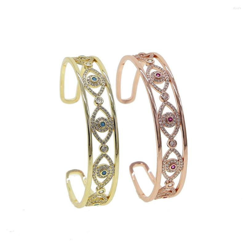 Charm Bracelets Lucky Eyes Open Cz & Bangles Pave Hexagrams Bezel Zircons Cuff For Women Female Fashion Bracelet Jewelry
Charm Bracelets Lucky Eyes Open Cz & Bangles Pave Hexagrams Bezel Zircons Cuff For Women Female Fashion Bracelet Jewelry
