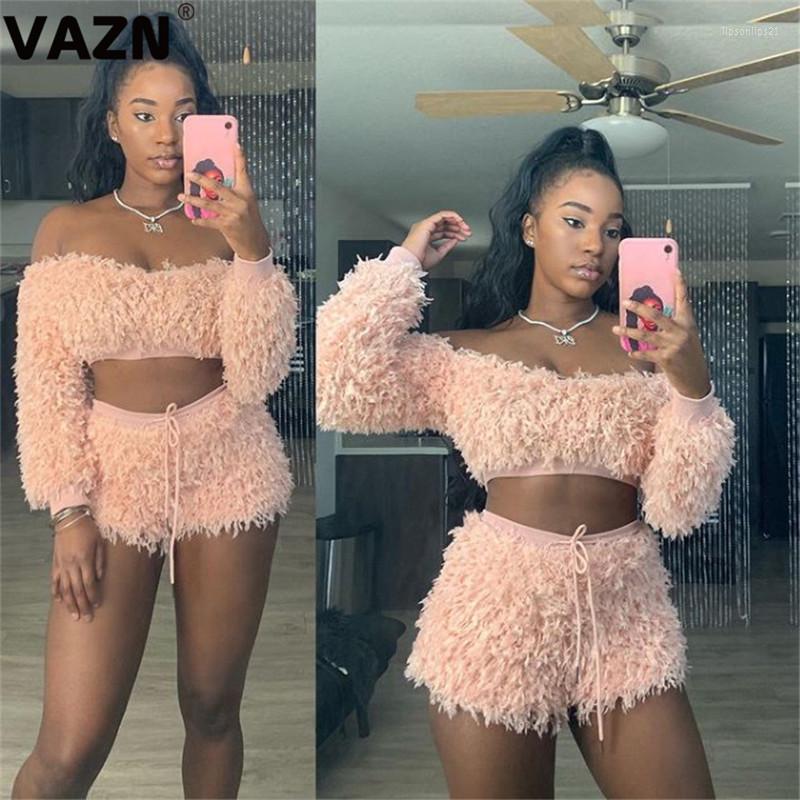 Women' Tracksuits VAZN Summer Sweet Pink 2022 Slash Neck Full Sleeve Short Pant Casual Sets Sexy Night Club Fashion Women 2 Piece Set
Women' Tracksuits VAZN Summer Sweet Pink 2022 Slash Neck Full Sleeve Short Pant Casual Sets Sexy Night Club Fashion Women 2 Piece Set