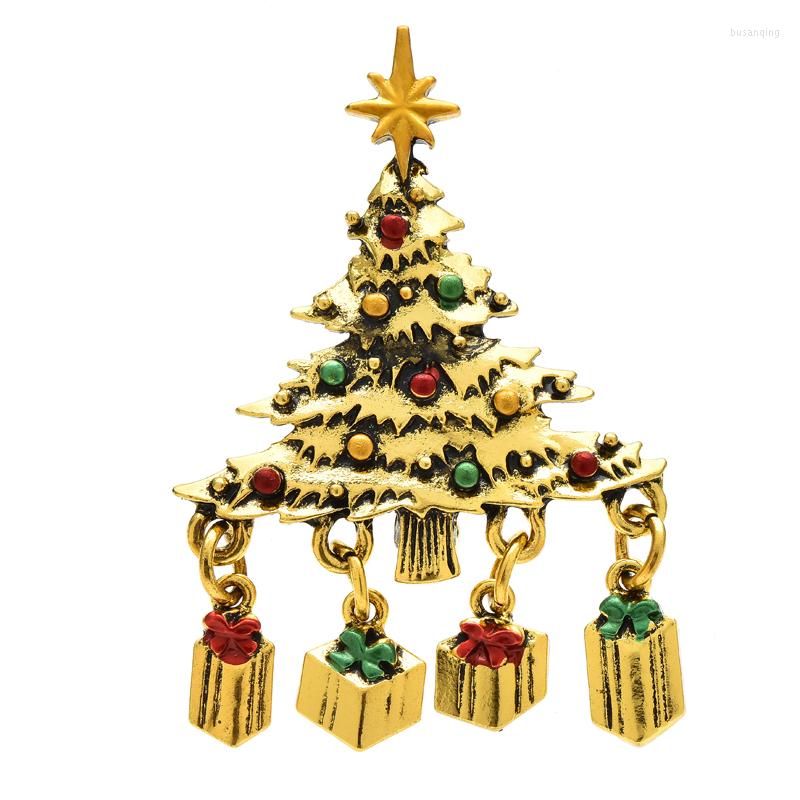 Brooches Wuli&baby Vintage Christmas Tree For Women Men 2-color Gifts Box Year Brooch Pins
Brooches Wuli&baby Vintage Christmas Tree For Women Men 2-color Gifts Box Year Brooch Pins