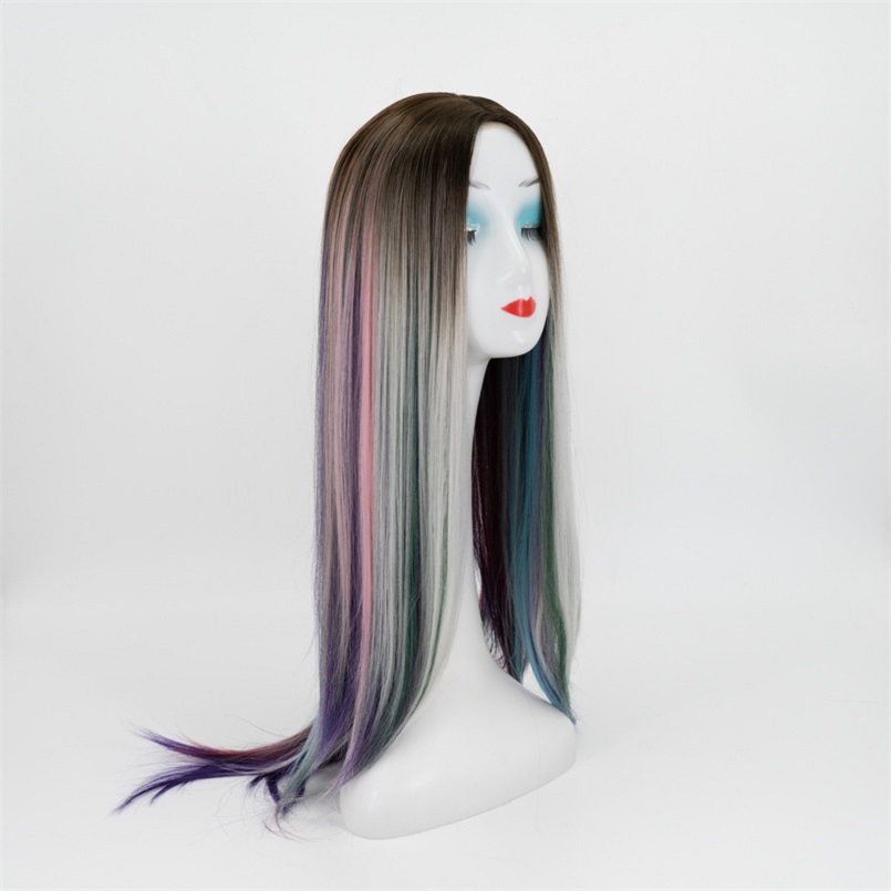Europe and the United States wig in the scalp color gradient high temperature silk wig woman long straight hair chemical fiber wig, Mix color
Europe and the United States wig in the scalp color gradient high temperature silk wig woman long straight hair chemical fiber wig, Mix color