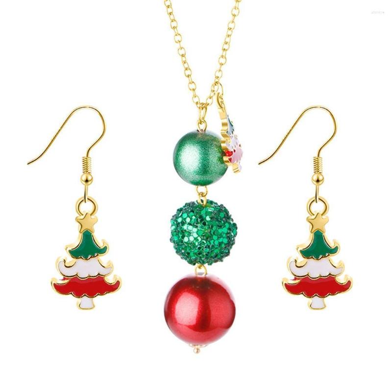 Necklace Earrings Set Women Fashion Christmas Pendant Drop Earring Anniversary Gift Party Wedding Bridal Jewelry, Picture shown
Necklace Earrings Set Women Fashion Christmas Pendant Drop Earring Anniversary Gift Party Wedding Bridal Jewelry, Picture shown
