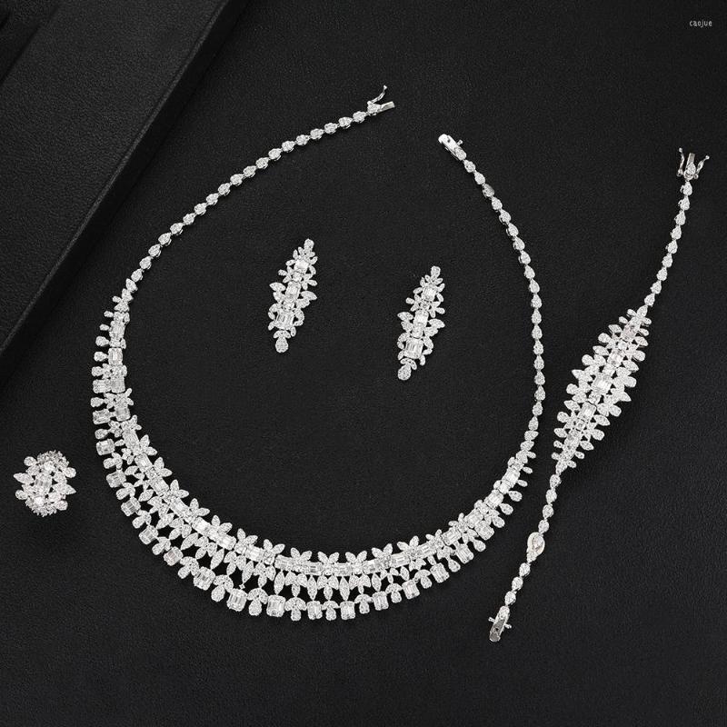 Necklace Earrings Set Missvikki Luxury Women Bridal Wedding 4PCS Bracelet Ring Jewelry For Noble Engagement 2022, Picture shown
Necklace Earrings Set Missvikki Luxury Women Bridal Wedding 4PCS Bracelet Ring Jewelry For Noble Engagement 2022, Picture shown