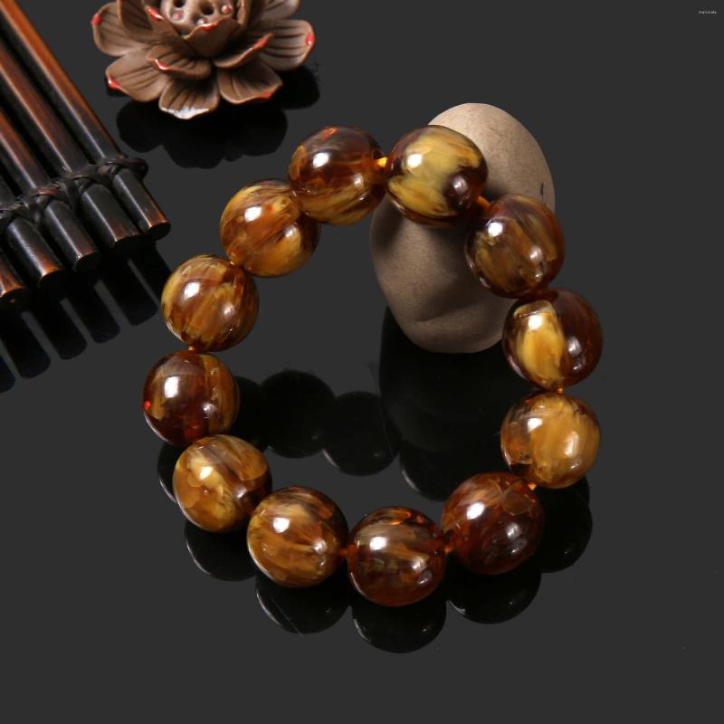 Strand BOEYCJR Artificial Resin Imitation Amber Bracelet Fashion Jewelry Energy Buddha Bead For Men Or Women
Strand BOEYCJR Artificial Resin Imitation Amber Bracelet Fashion Jewelry Energy Buddha Bead For Men Or Women