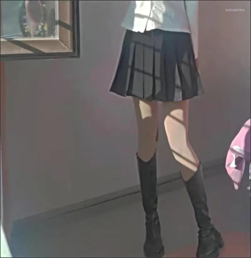Clothing Sets High Waist JK Skirt Women Mini School Girl Uniform Kawaii Pleated Female Short Sexy Summer Solid, Black
Clothing Sets High Waist JK Skirt Women Mini School Girl Uniform Kawaii Pleated Female Short Sexy Summer Solid, Black