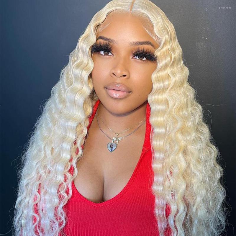 Blonde Lace Front Wig Human Hair 150 Density Curly Wigs For Women 613 Frontal Pre Plucked, Picture shown
Blonde Lace Front Wig Human Hair 150 Density Curly Wigs For Women 613 Frontal Pre Plucked, Picture shown