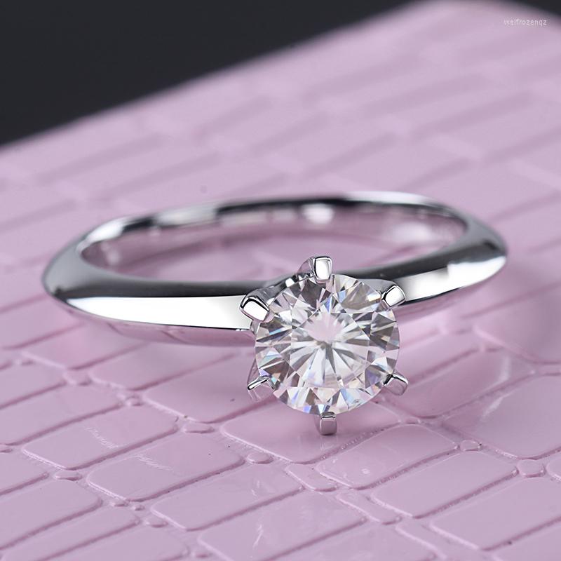 Cluster Rings Starsgem Jewel Fashion 18K Gold Plated 925 Silver 6 0.5/1ct Moissanite Ring For Women
Cluster Rings Starsgem Jewel Fashion 18K Gold Plated 925 Silver 6 0.5/1ct Moissanite Ring For Women
