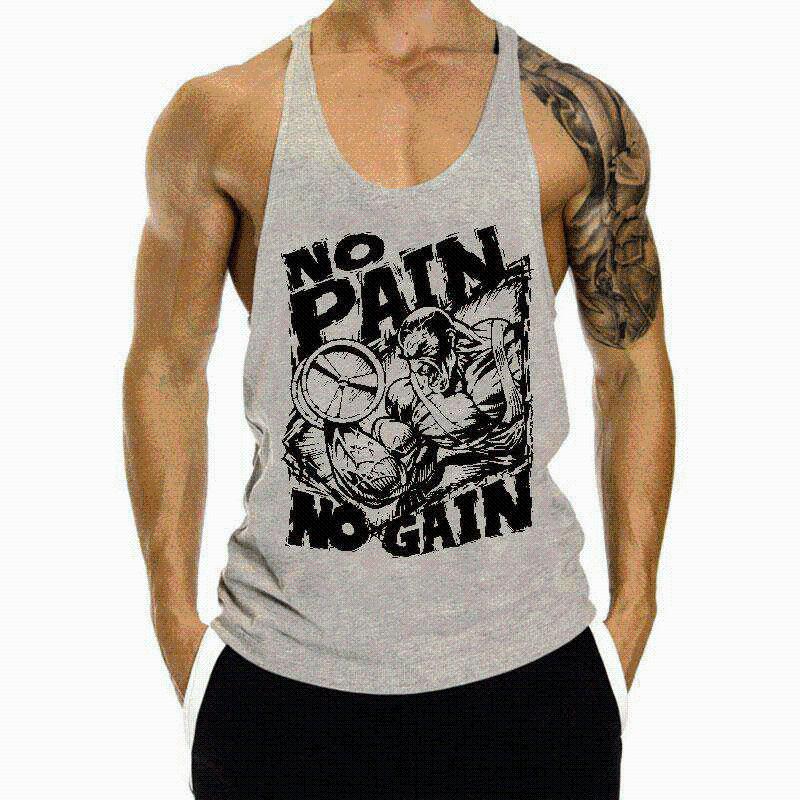Men's Tank Tops Gym Top Men Fitness Clothing Mens Bodybuilding Summer For Male Sleeveless Vest Shirts Plus Size No, White
Men's Tank Tops Gym Top Men Fitness Clothing Mens Bodybuilding Summer For Male Sleeveless Vest Shirts Plus Size No, White