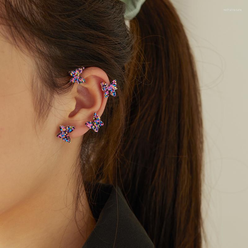 Backs Earrings Trendy Colorful Metal Butterfly Ear Clips Without Piercing For Women Sparkling Sequins Cuff Clip Wedding Jewelry
Backs Earrings Trendy Colorful Metal Butterfly Ear Clips Without Piercing For Women Sparkling Sequins Cuff Clip Wedding Jewelry