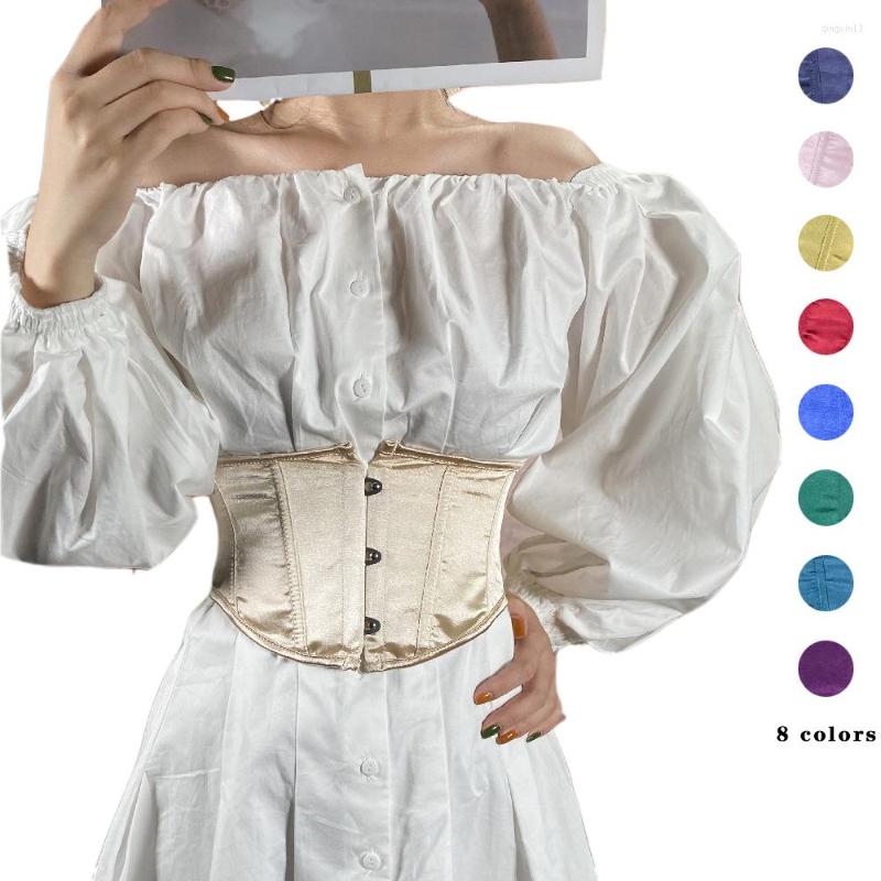 Women's Shapers Women Girdle Belt Waist Cincher Lolita Slimmling Abdominal Fat 16cm Short 3 Button Lace Up Back Satin Muticolor Fishbone, Blue
Women's Shapers Women Girdle Belt Waist Cincher Lolita Slimmling Abdominal Fat 16cm Short 3 Button Lace Up Back Satin Muticolor Fishbone, Blue