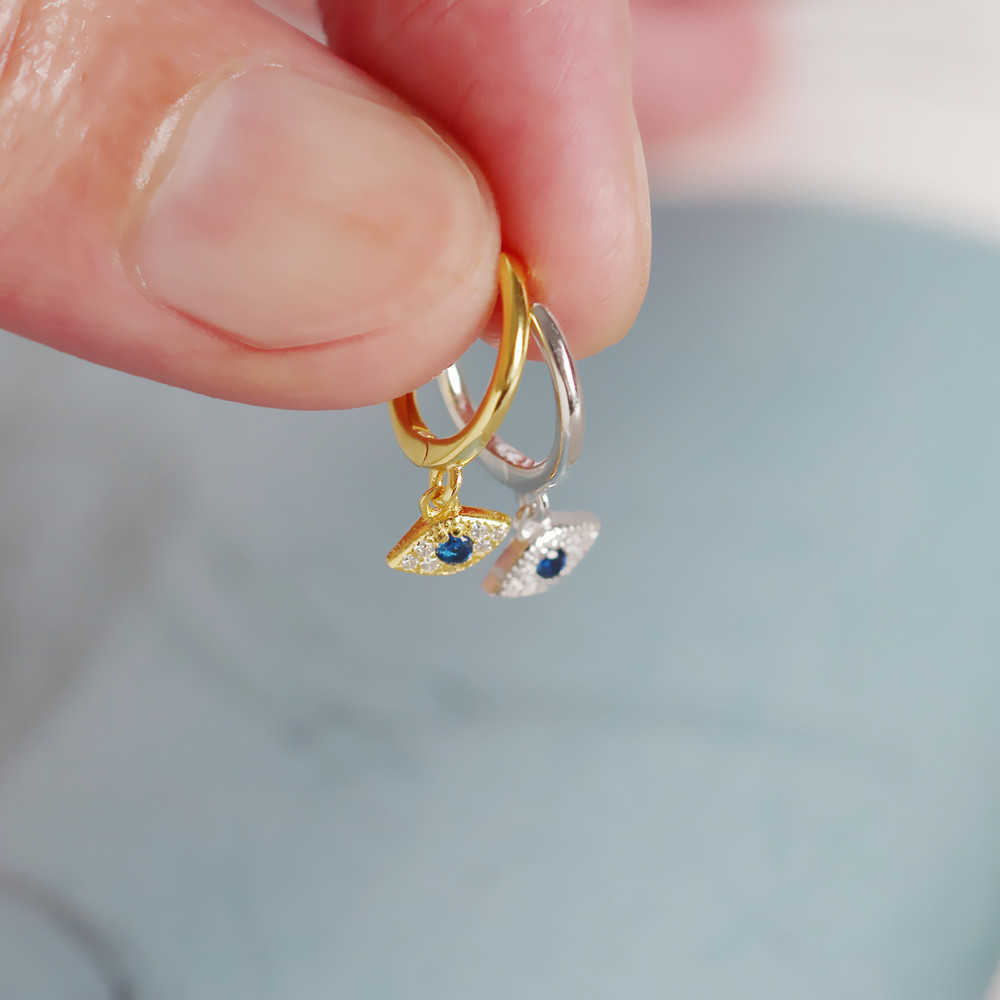 Ins Design Jewelry High Quality Women Small Huggie Earring Indian 14 k Gold Hoops Earrings Men with Zircon Blue Eye
Ins Design Jewelry High Quality Women Small Huggie Earring Indian 14 k Gold Hoops Earrings Men with Zircon Blue Eye