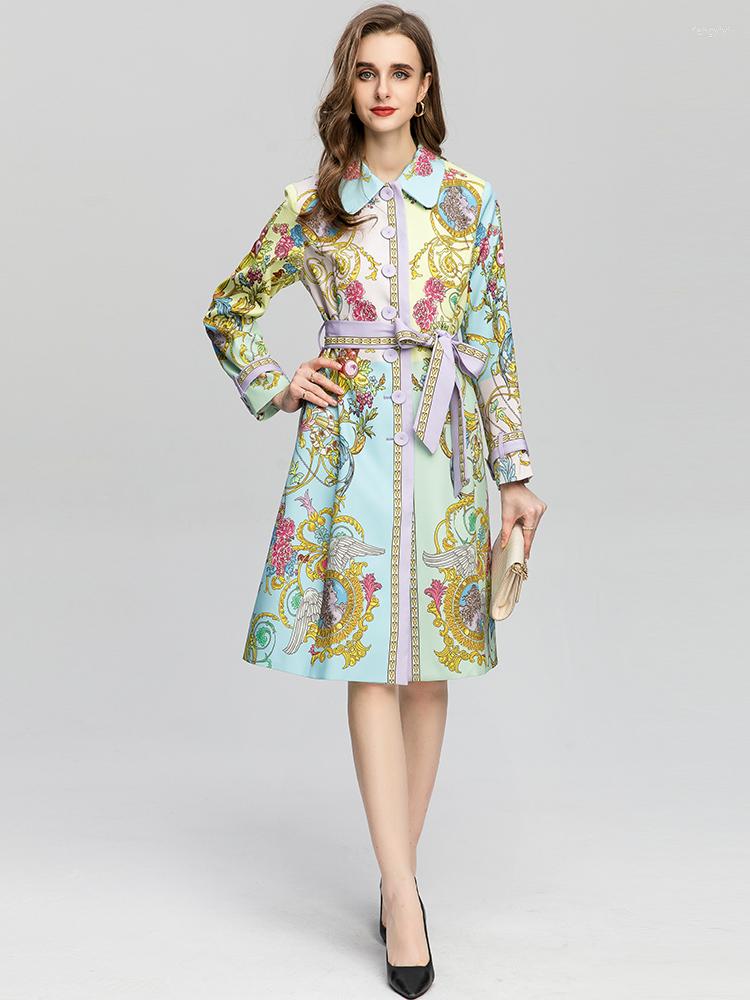 Casual Dresses MoaaYina Fashion Runway Dress Autumn Winter Women' Turn-down Collar Single-breasted Vintage Flower Print Party, Multi
Casual Dresses MoaaYina Fashion Runway Dress Autumn Winter Women' Turn-down Collar Single-breasted Vintage Flower Print Party, Multi