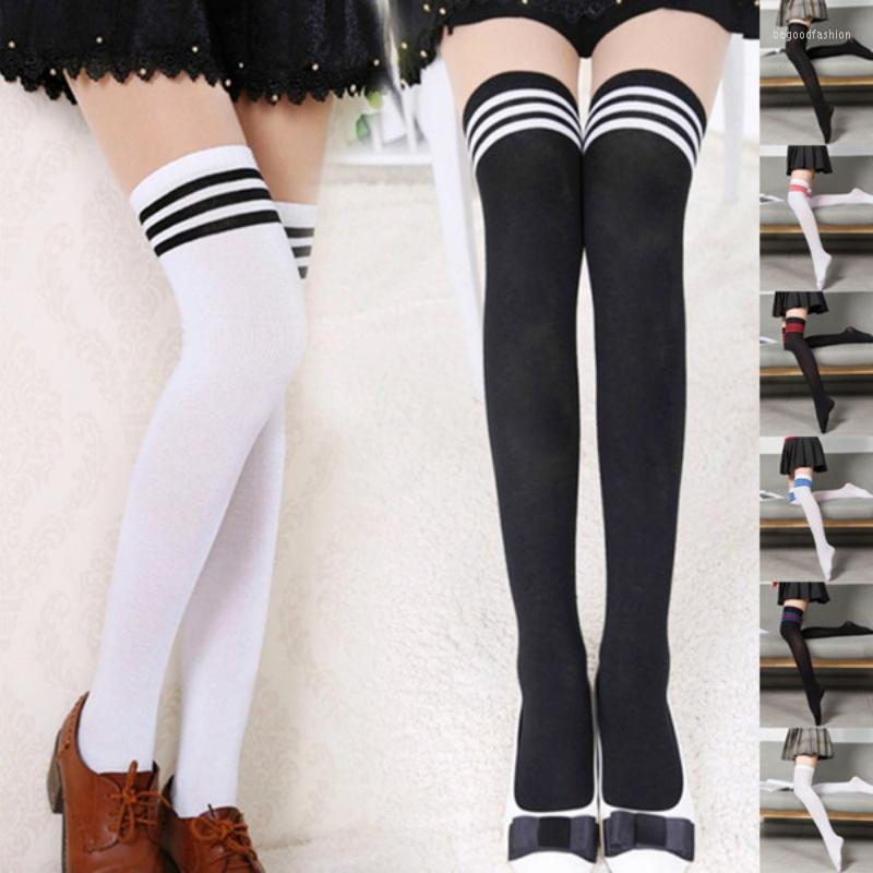 Women Socks Sexy Medias Black White Striped Long Thigh High Over The Knee Stockings Ladies Girls Warm College
Women Socks Sexy Medias Black White Striped Long Thigh High Over The Knee Stockings Ladies Girls Warm College