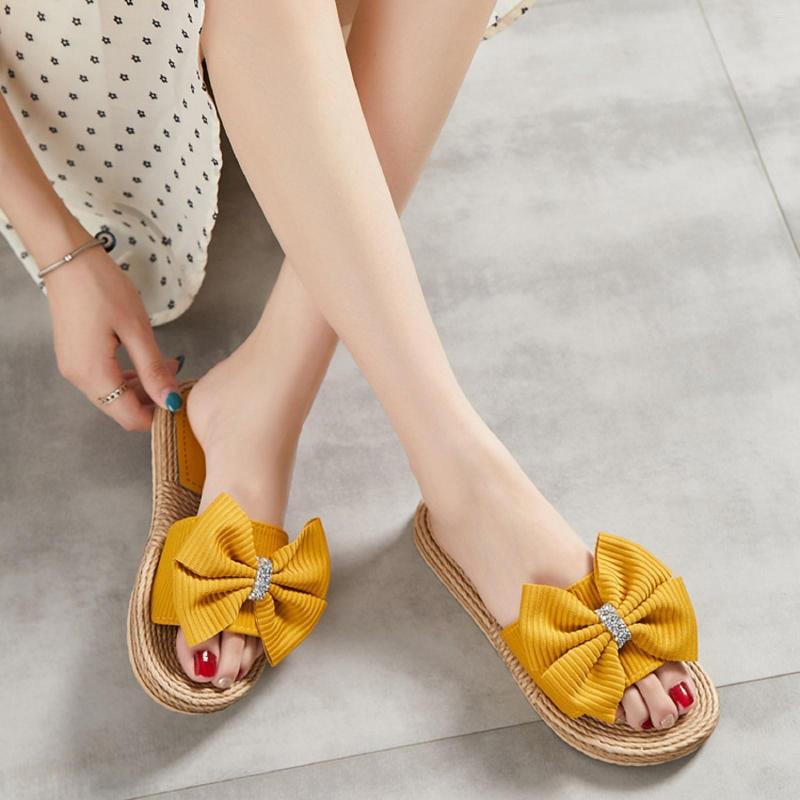 Slippers Women Summer Casual Slides Comfortable Flax Bow Linen Flip Flops Platform Sandals Ladies House Shoes Sandalias De Mujer, Picture shown
Slippers Women Summer Casual Slides Comfortable Flax Bow Linen Flip Flops Platform Sandals Ladies House Shoes Sandalias De Mujer, Picture shown
