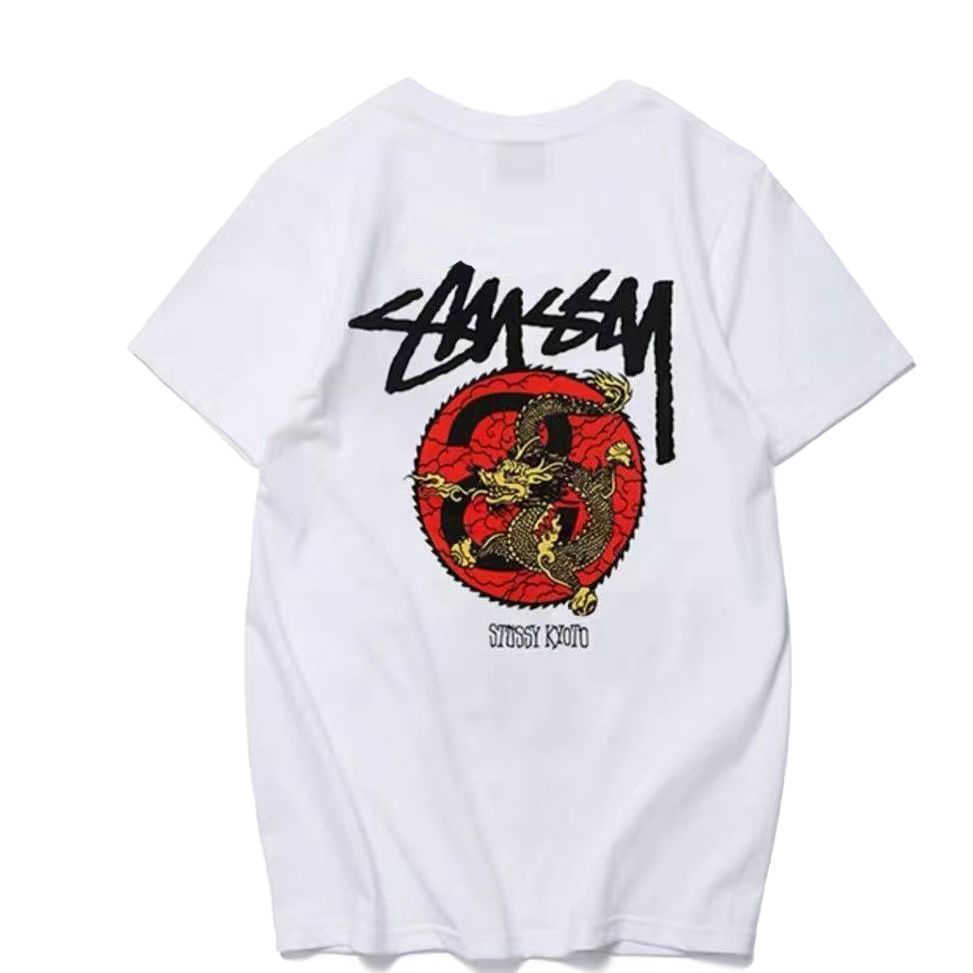 Designer Luxury Stusi Classic Fashion Trend Loose And Versatile Same Style For Lovers Men' And Women' Fit Half Sleeve T-shirt
Designer Luxury Stusi Classic Fashion Trend Loose And Versatile Same Style For Lovers Men' And Women' Fit Half Sleeve T-shirt