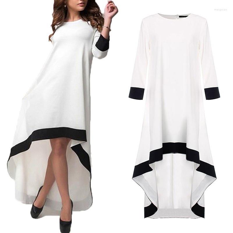 Casual Dresses Fashion Women Dress 2022 Autumn Long Maxi Party Patchwork Asymmetrical O Neck Vestidos Loose, Ivory
Casual Dresses Fashion Women Dress 2022 Autumn Long Maxi Party Patchwork Asymmetrical O Neck Vestidos Loose, Ivory