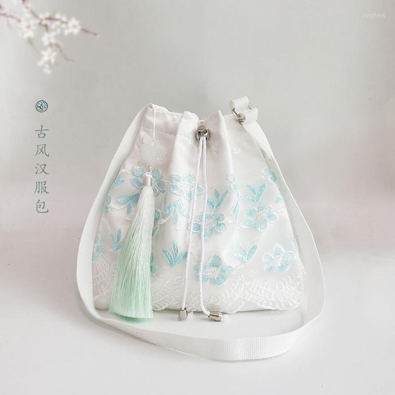 Evening Bags Sen Han Antique Embroidery Lace Tassel Hanfu Bag Messenger Shoulder Bucket With Ancient Clothes, - medium hanfu bag
Evening Bags Sen Han Antique Embroidery Lace Tassel Hanfu Bag Messenger Shoulder Bucket With Ancient Clothes, - medium hanfu bag
