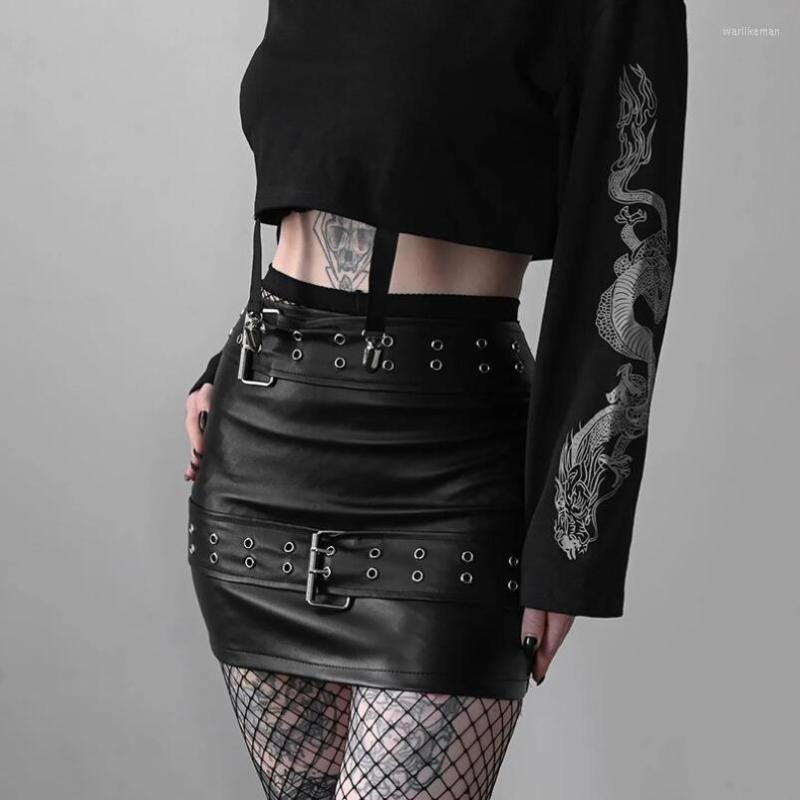 Skirts Women Leather Skirt Gothic Super Club Mini High Waist Stylish Korean Double Belt Soft Female PU W279, Black
Skirts Women Leather Skirt Gothic Super Club Mini High Waist Stylish Korean Double Belt Soft Female PU W279, Black