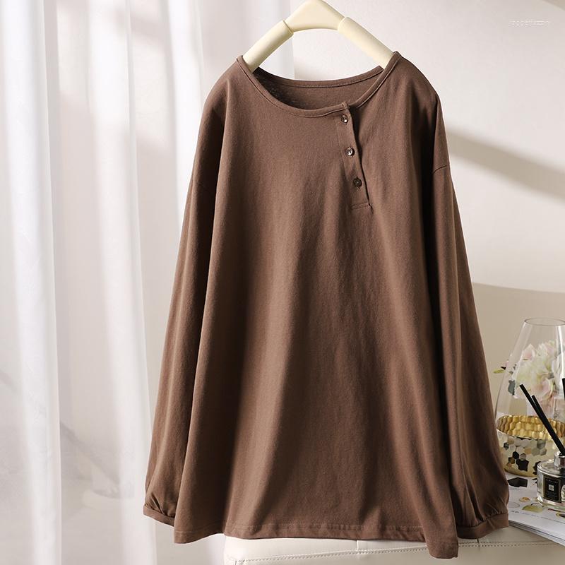 Women's T Shirts Autumn And Winter Round Neck Slant Buckle Underlay Women's Simple Long Sleeve Solid Versatile T-shirt Top, Gray
Women's T Shirts Autumn And Winter Round Neck Slant Buckle Underlay Women's Simple Long Sleeve Solid Versatile T-shirt Top, Gray
