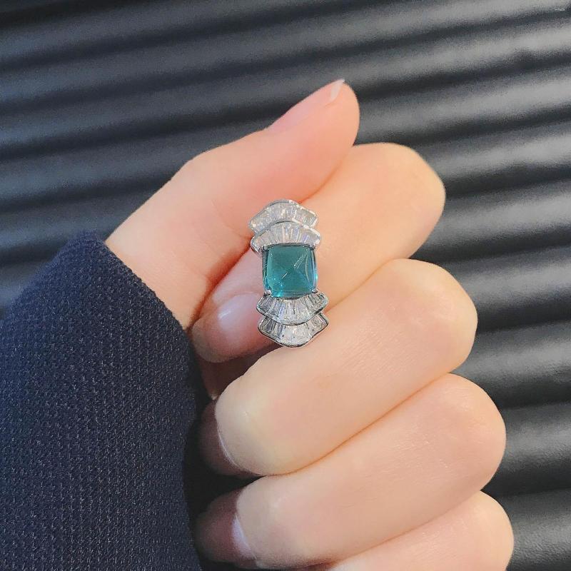 Cluster Rings 925 Sterling Silver Women Ring Bule Gemstone Paraiba Emerald Gemstones Wedding Party Fine Jewelry Gift Gorgeous Promise Love
Cluster Rings 925 Sterling Silver Women Ring Bule Gemstone Paraiba Emerald Gemstones Wedding Party Fine Jewelry Gift Gorgeous Promise Love